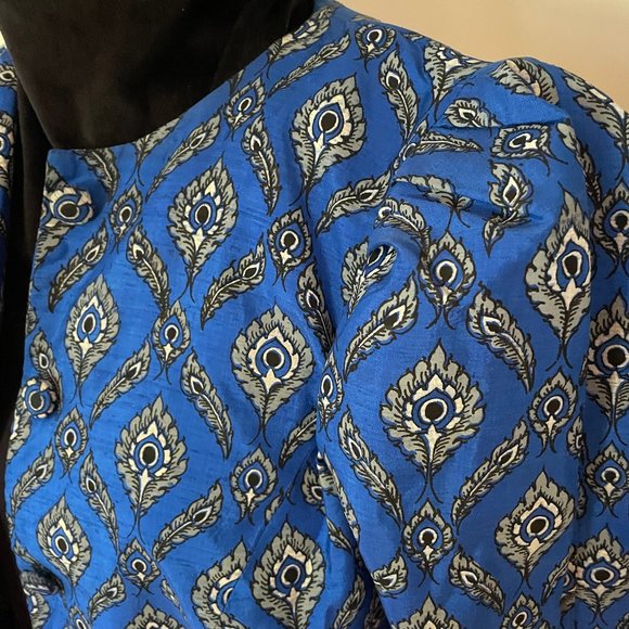 Custom made silk jacket, vintage from Japanese raw silk - Picture 4 of 8